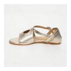 White Sun - Sandales Kirby - Gold Sheep Nappa - Gold