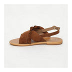 White Sun - Sandales Lilly - Suede Camel - Camel