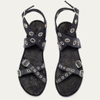 Sandales Python Laurette Noir
