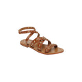 White Sun - Sandales Amari - Buff Camel / Square Studs Gold - Camel