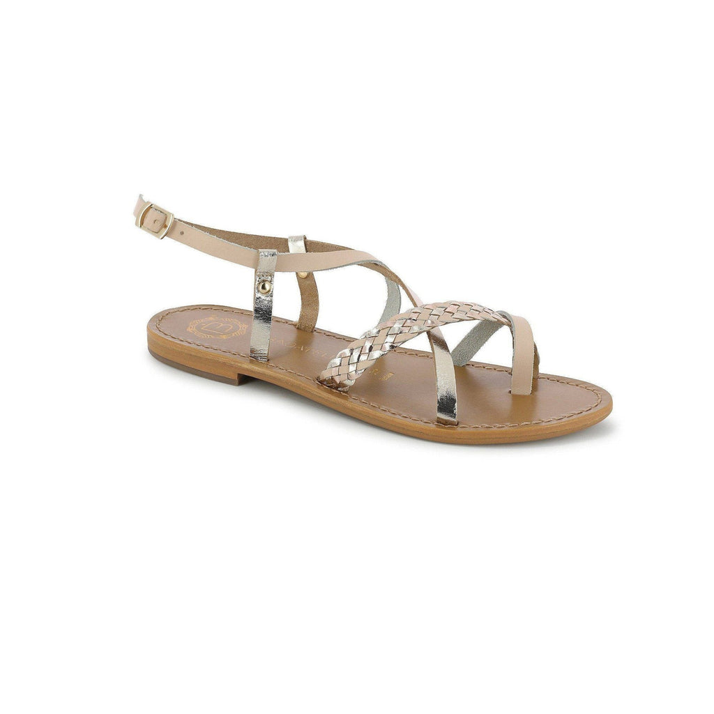 Sandales Tendance Garita - Light Pink/Gold/Rose Gold - Femme - Les Bagatelles - Sandales Tendance - Les Bagatelles - The Bradery