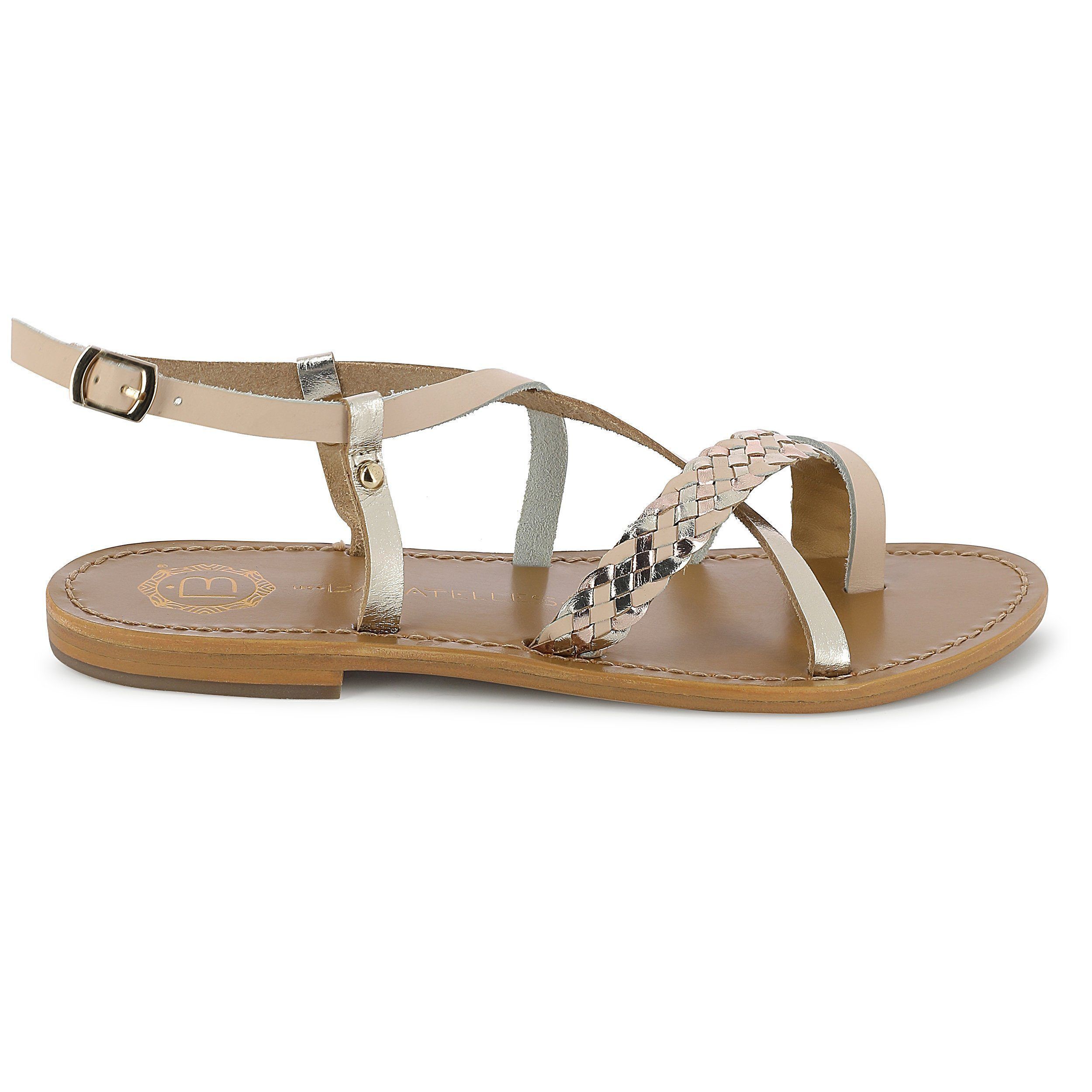 Sandales Tendance Garita - Light Pink/Gold/Rose Gold - Femme - Les Bagatelles - Sandales Tendance - Les Bagatelles - The Bradery