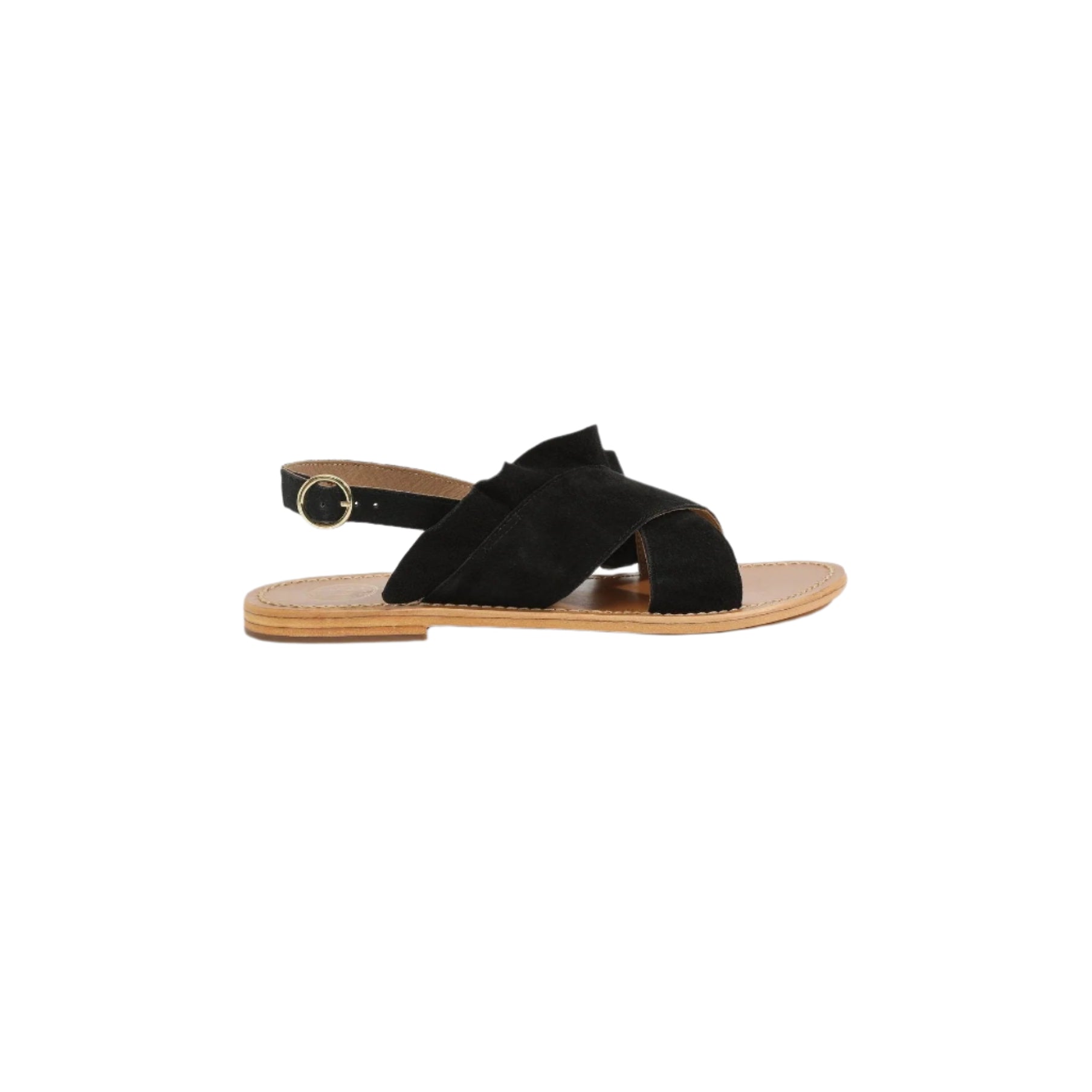 White Sun - Sandales Lilly - Suede Black - Black
