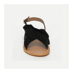 White Sun - Sandales Lilly - Suede Black - Black