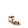 White Sun - Sandales Macarella - Marron Goat Leather - Marron