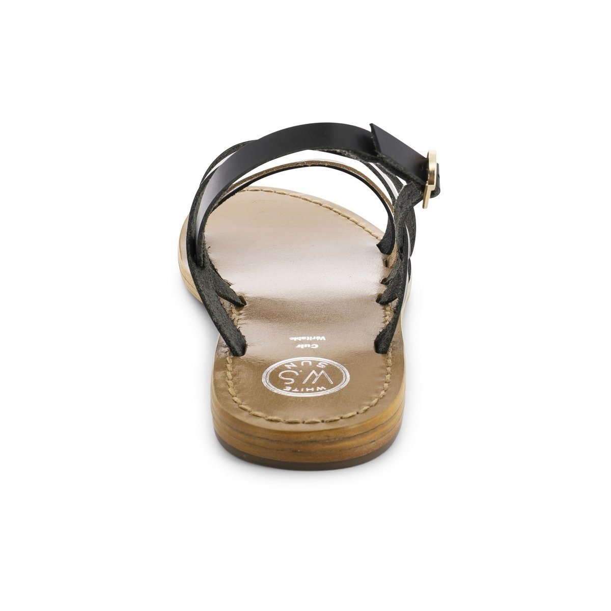 White Sun - Sandales Paraena - Buff Black / Buff Gold - Black+Gold