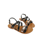 White Sun - Sandales Paraena - Buff Black / Buff Gold - Black+Gold