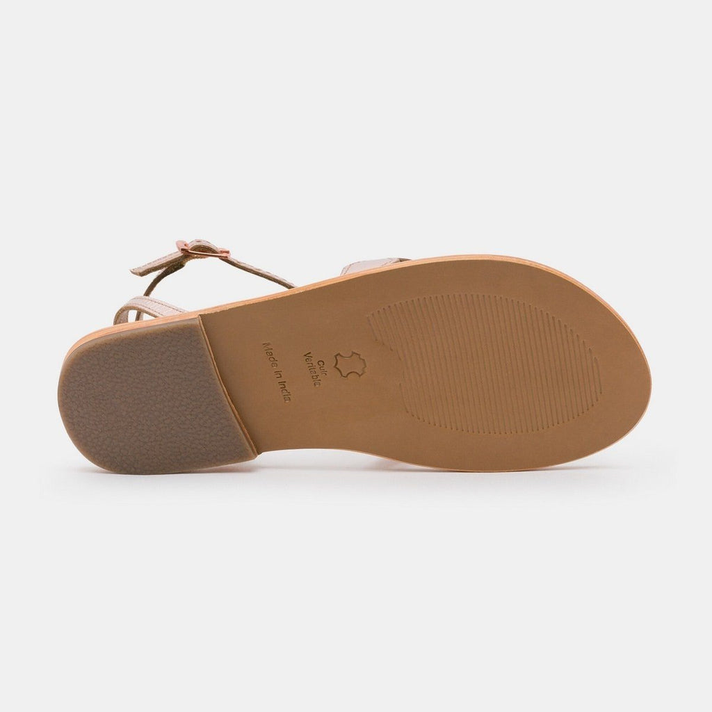 Sandales Tendance Thuja - Pink Gold Sandales Tendance Les Bagatelles