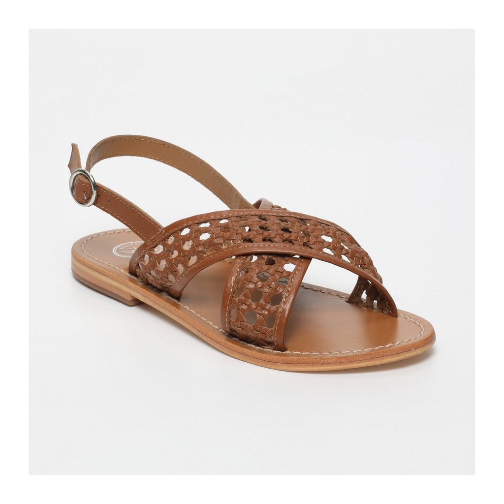 White Sun - Sandales Baishakh - Camel Goat Leather - Camel