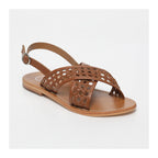 White Sun - Sandales Baishakh - Camel Goat Leather - Camel