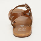 White Sun - Sandales Delaram - Marron Goat Leather - Marron