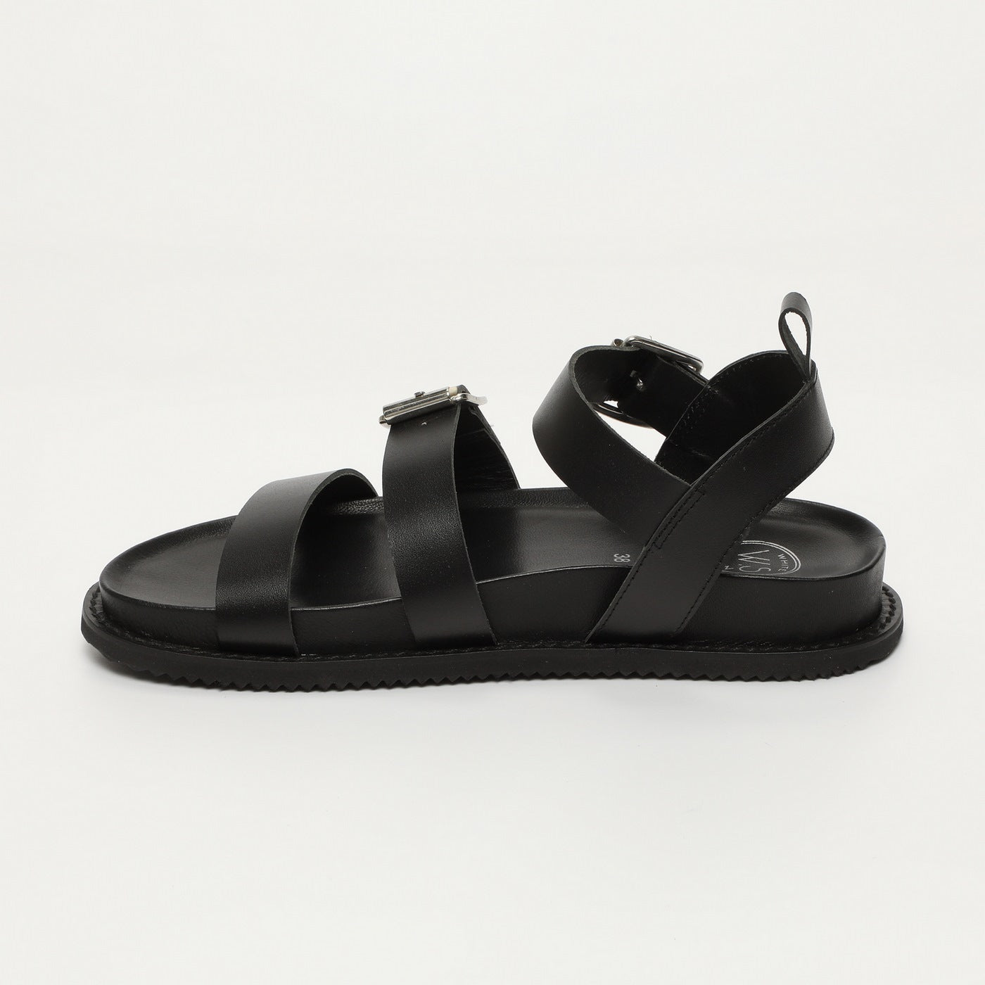 White Sun - Sandales Tamia - Black Buff - Black