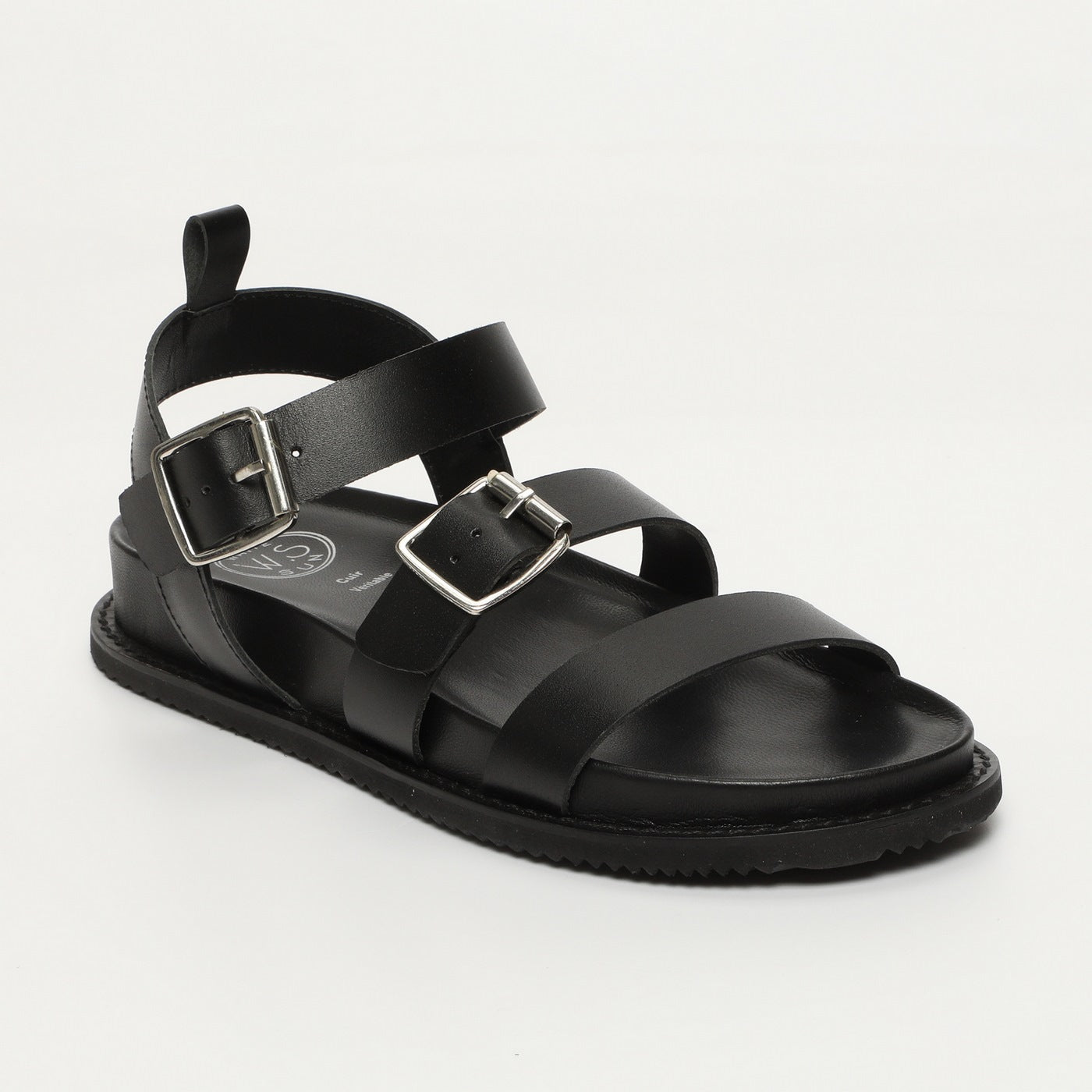 White Sun - Sandales Tamia - Black Buff - Black