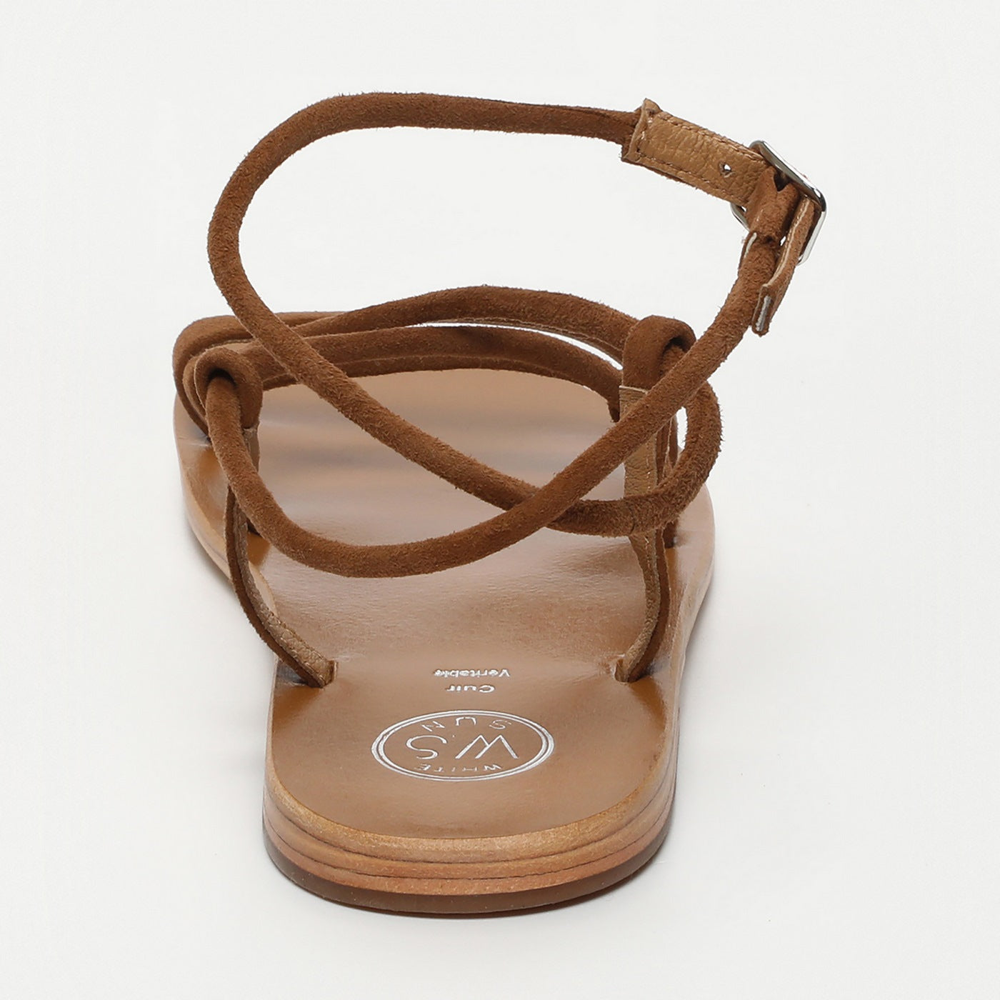 White Sun - Sandales Taylee - Camel Goat Suede - Camel
