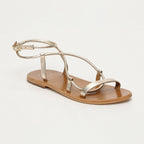 White Sun - Sandales Taylee - Platinium Metallic Nappa - Platinium