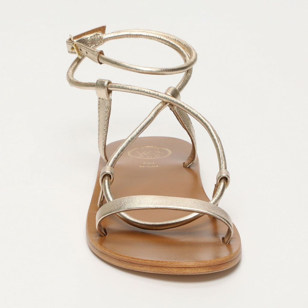 White Sun - Sandales Taylee - Platinium Metallic Nappa - Platinium