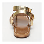 White Sun - Sandales Thea - Dark Gold Buff - Dark Gold