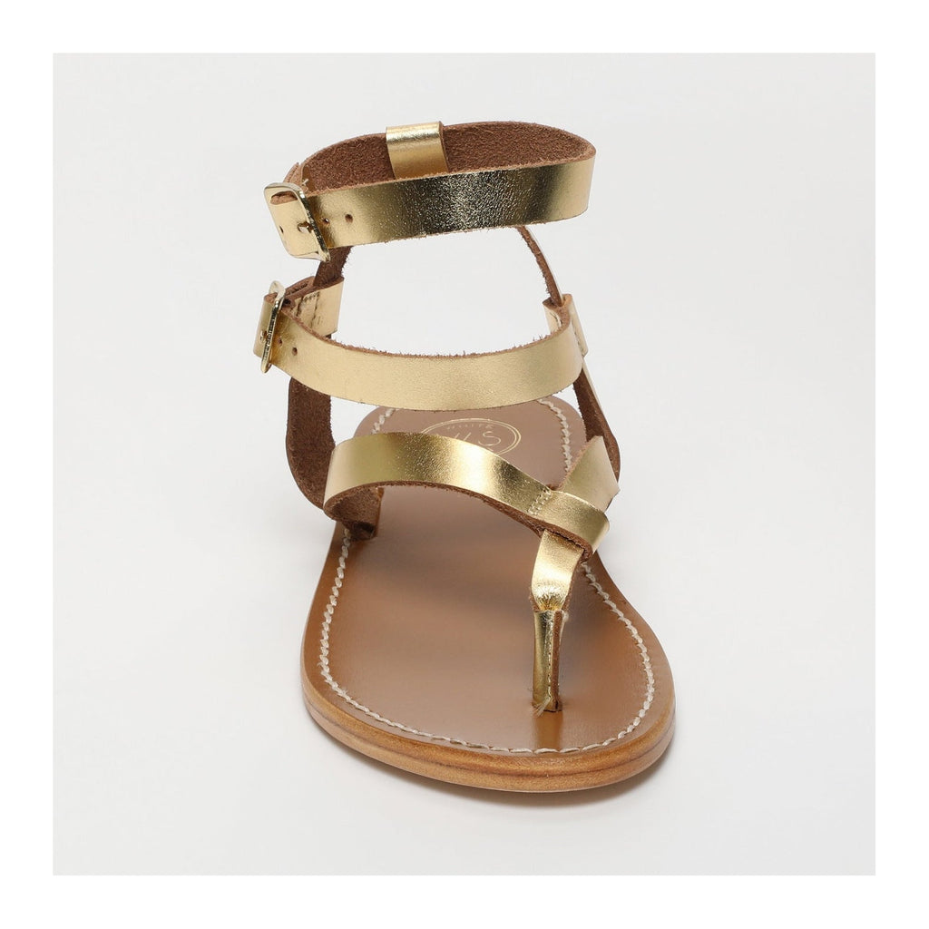 White Sun - Sandales Thea - Dark Gold Buff - Dark Gold