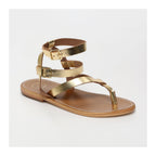 White Sun - Sandales Thea - Dark Gold Buff - Dark Gold