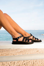 Sandales Tendances Tyler - Black SANDALES White Sun