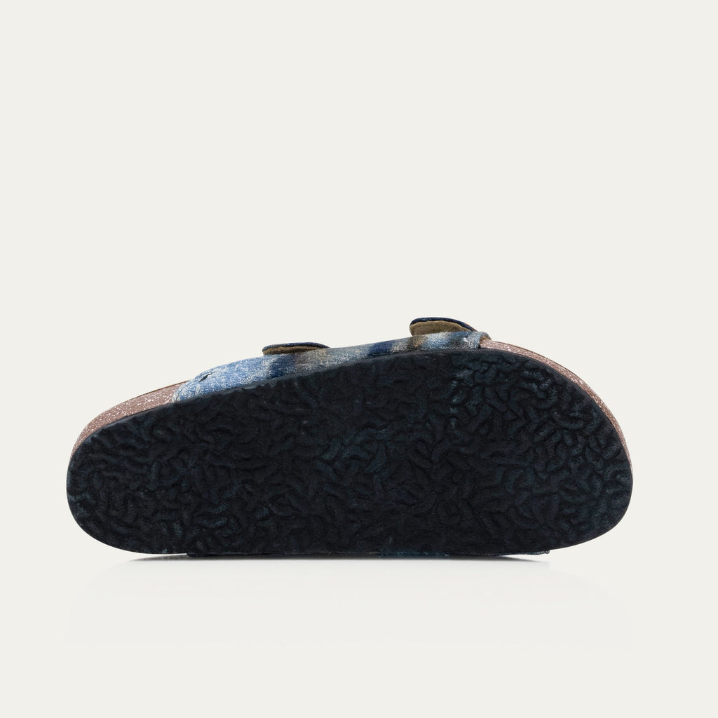 Sandales Tissu Odette Patchwork Denim