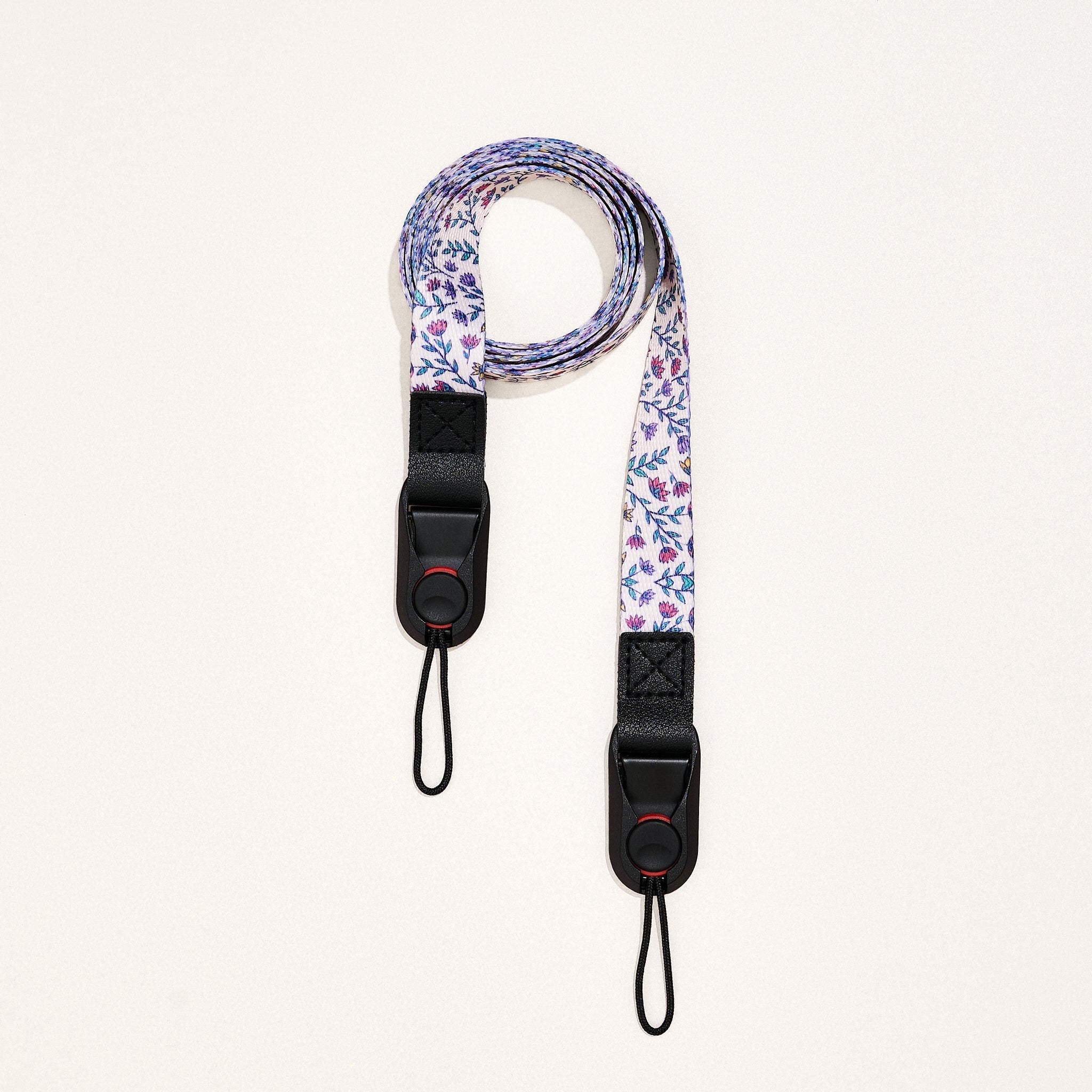 Sangle bandoulière 2 points "Pastel Flora" - TIME LENS - TLS04 - 