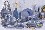Service Complet - 42 Pièces - Dark Blue - Björn - The Bradery