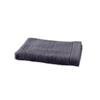 Serviette De Toilette - Gris Anthracite - Perle De Coton - The Bradery