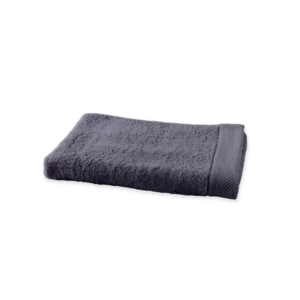 Serviette De Toilette - Gris Anthracite - Perle De Coton - The Bradery