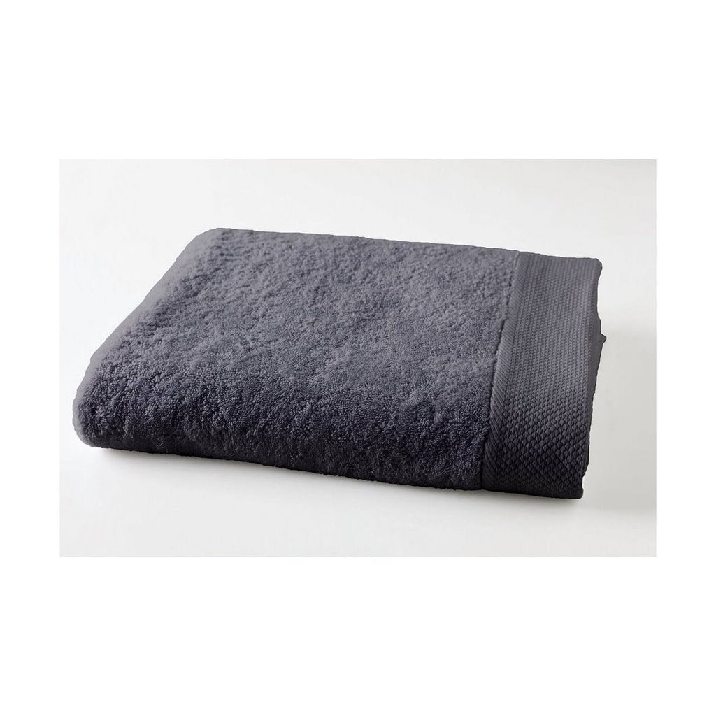 Serviette De Toilette - Gris Anthracite - Perle De Coton - The Bradery