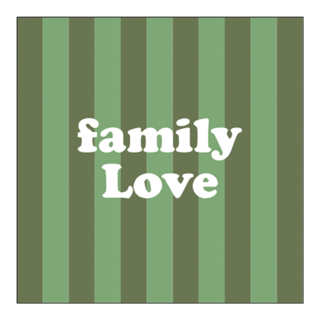 Serviette En Papier Family Love