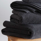 Drap de bain anthracite coton bio portugal 600 grammes