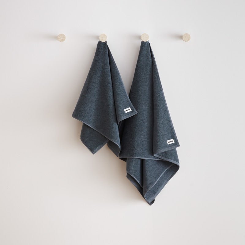 serviette invite bleu coton bio portugal 600 grammes