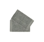 Set De 2 Serviettes Invite - Argent - Perle De Coton - The Bradery