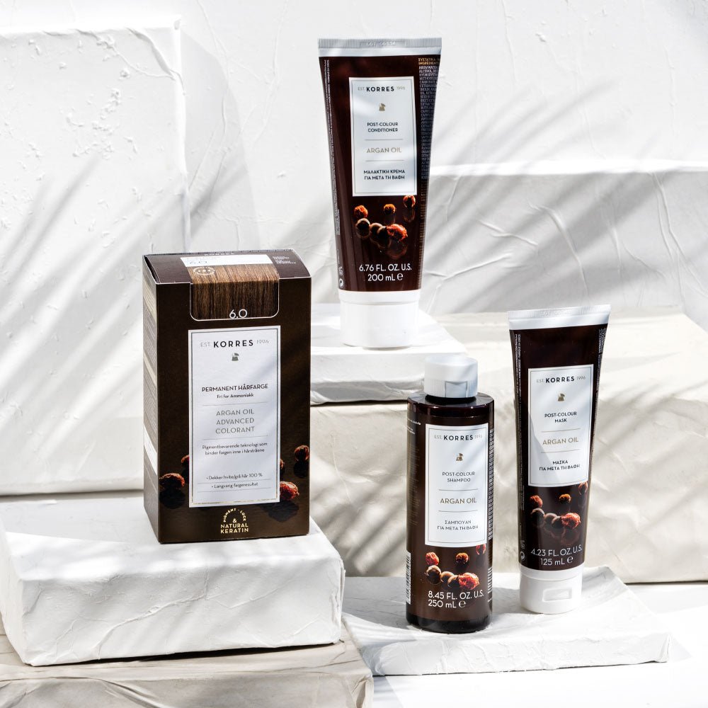 Shampoing Post Coloration - Argan - 250ml - Korres - The Bradery