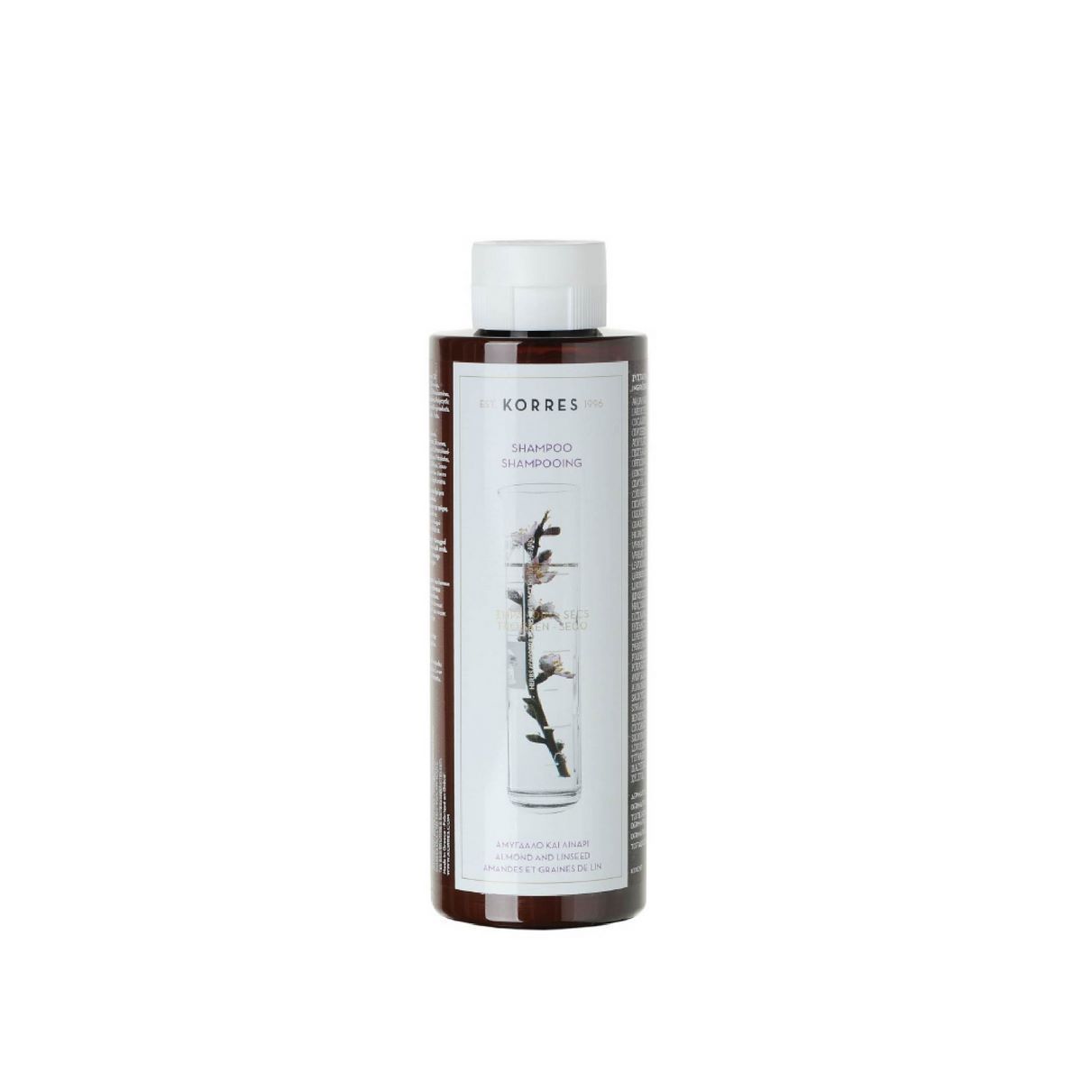 Shampooing Réparateur Cheveux Secs - Amande & Lin - Korres - The Bradery