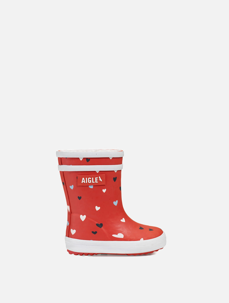 Aigle - Bottes De Pluie Baby Flac - Rouge - Enfant