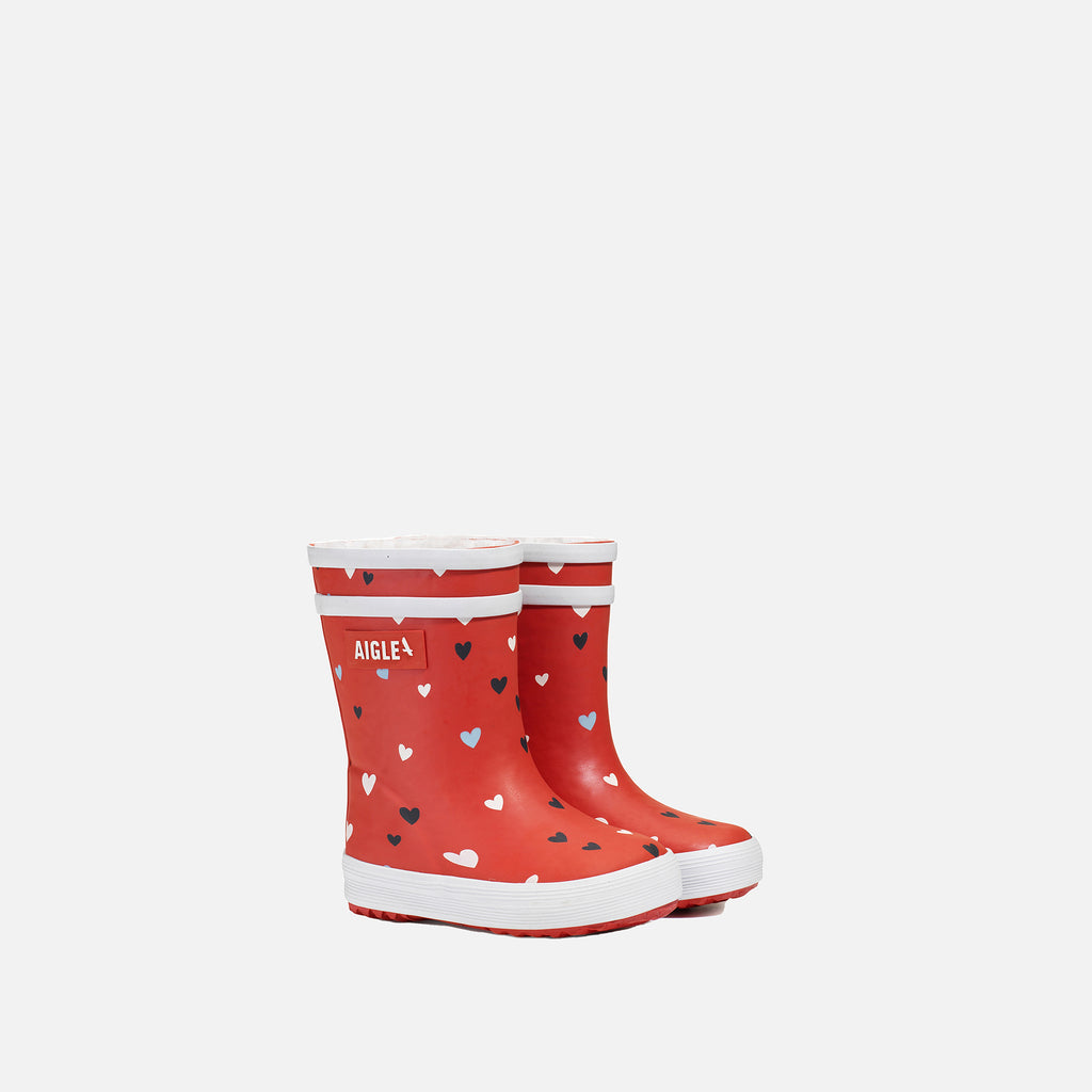 Aigle - Bottes De Pluie Baby Flac - Rouge - Enfant