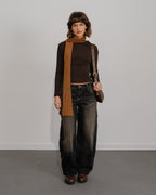 Écharpe Amaia Skinny - Marron