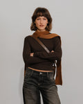 Écharpe Amaia Skinny - Marron