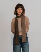 Écharpe Amaia Skinny - Chocolat