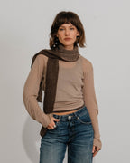 Écharpe Amaia Skinny - Chocolat