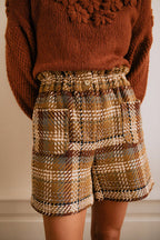 Short Carlota Tweed - Multicolor - Plume Paris - The Bradery