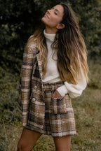 Short Carlota Tweed - Multicolor - Plume Paris - The Bradery