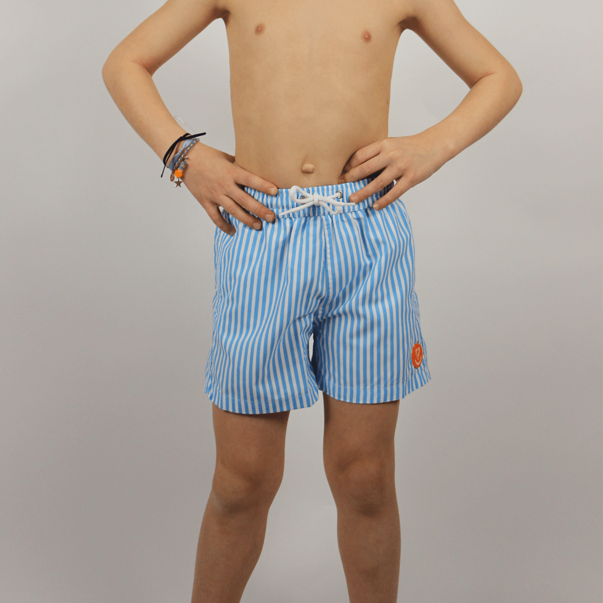 Short De Bain Enfant - Le Petit Affranchi Rayé
