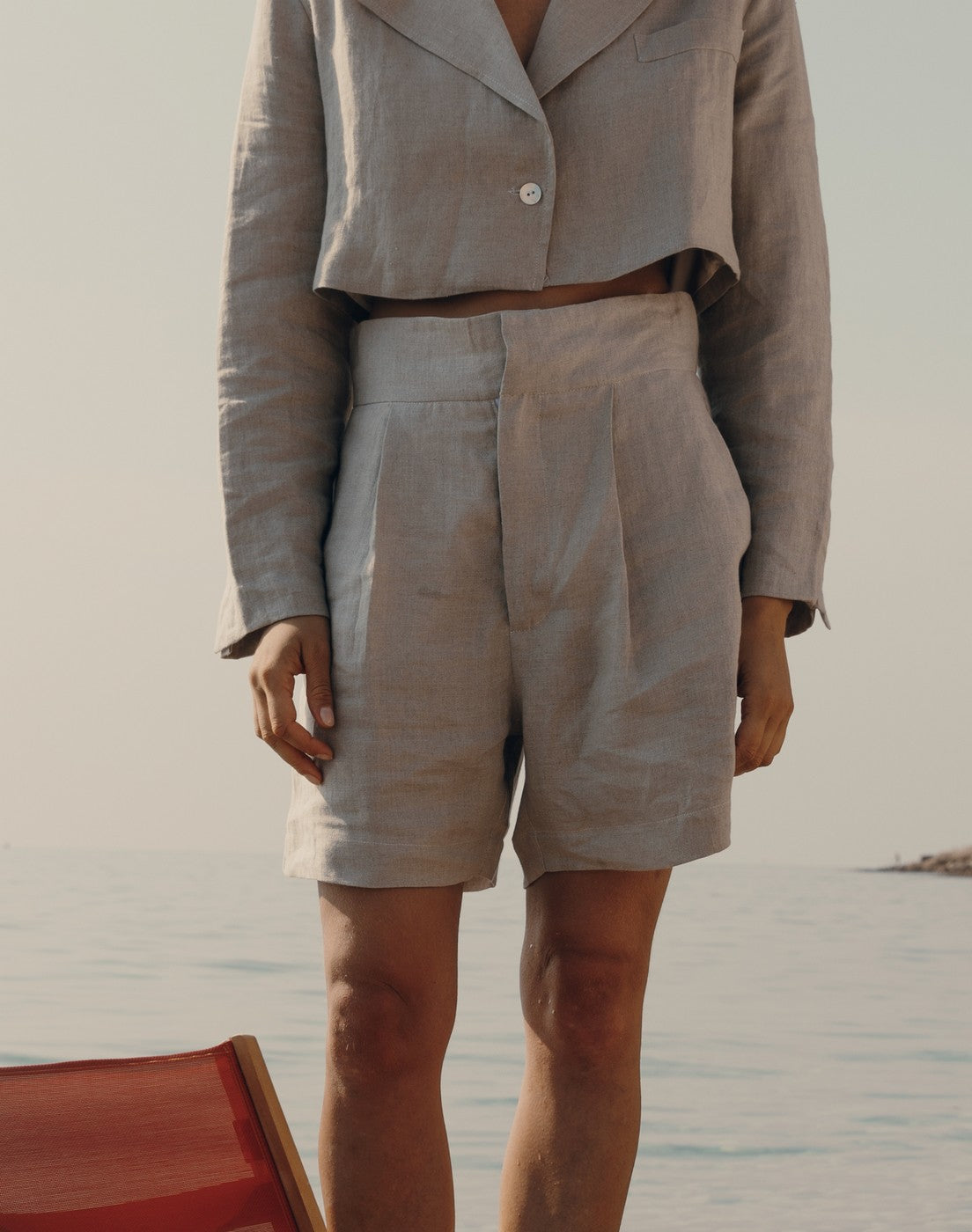 Short Lin Gabriella - Light Grey