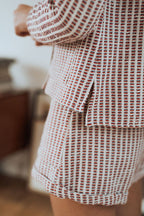 SHORT JOHN RAYA ROUGE - Saaj Paris - The Bradery
