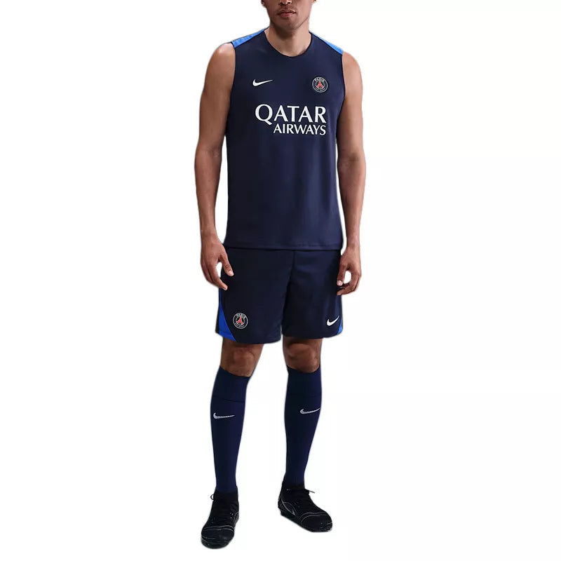 Short Nike Psg Dri-Fit Strike - Bleu Et Blanc