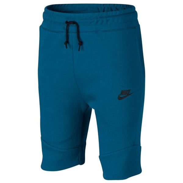 Short Nike Tech Fleece Junior - 816280-457 - Bleu - Junior NIKE SHORT JUNIOR TEXTILE Nike