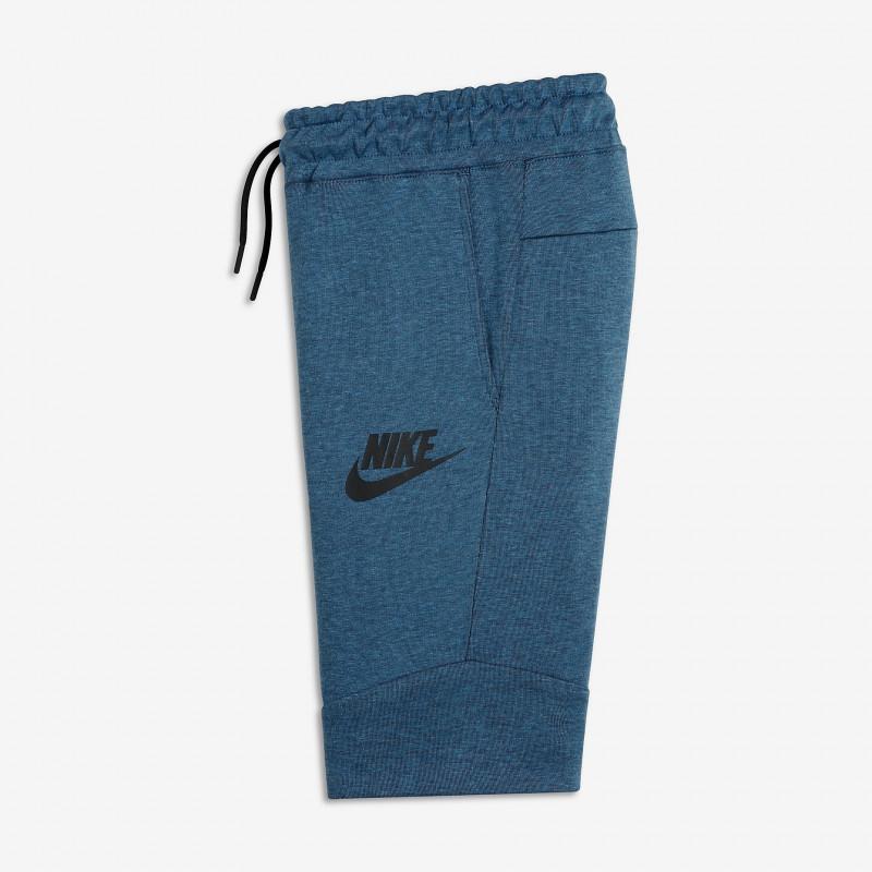 Short Nike Tech Fleece Junior - 816280-457 - Bleu - Junior NIKE SHORT JUNIOR TEXTILE Nike